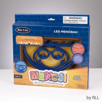 Additional picture of Electric Menorah LED Blue MENOJI Smile