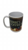 Additional picture of Mug 'Rebbe's Coffee Kup' Chanukah Design 15oz