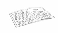 Additional picture of Megillas Esther Square Booklet with Birchas Hamazon Green [Paperback]