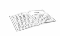 Additional picture of Megillas Esther Square Booklet with Birchas Hamazon Pink [Paperback]