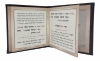 Additional picture of Faux Leather Mirror for Tefillin with Tefillah [Hardcover]