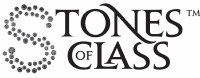 Additional picture of Stones of Class Custom Letter Velvet Kippah Leather Splash Design Rose Color