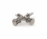 Additional picture of Guitar Cufflinks Silver