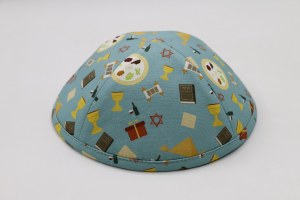 Cool Kippah Happy Passover Pesach Design 4 Part Size 2