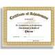Certificate Achievement Pno