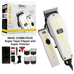 wahl super taper clipper and trimmer combo kit