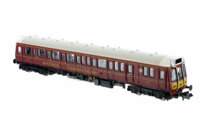 Dapol N 2D-009-006 Class 121 977858 BR Maroon Small Yellow Panels