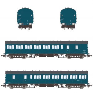 Accurascale OO ACC2349-E43138 BR Mk1 57' Non-Gangway Coach - BS - BR Rail Blue E43138