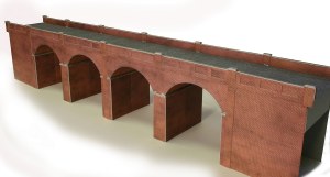 Metcalfe OO PO240 Brick Double Track Viaduct Kit