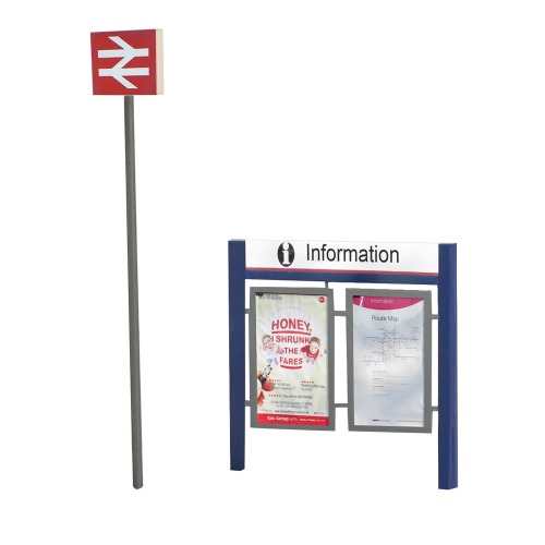 Bachmann 44-548 Station Signage Set