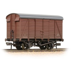 SR 12T 2+2 Planked Ventilated Van BR Bauxite (Early) - Weathered