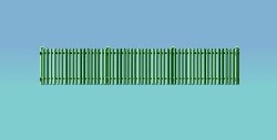Picket Fencing green straight only