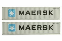 Container 40 Ft Maersk Twin Pack MRKU & MSKU