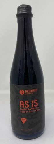 Resident Brewing Co. As Is English Barleywine Barrel-Aged