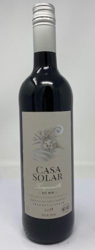 Casa Solar 2020 Tempranillo