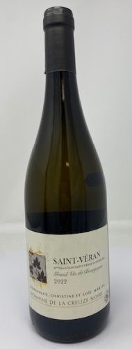 Domaine de la Creuze Noir 2022 White Burgundy - San Diego Wine & Beer Co.