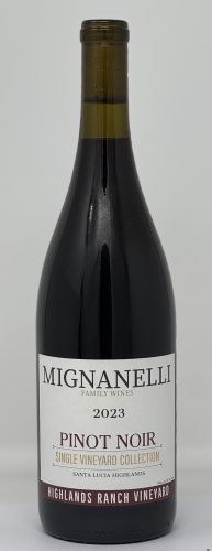 Mignanelli 2023 Highlands Ranch Vineyard, Single Vineyard Collection Pinot Noir