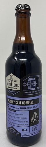 Bottle Logic Brewing Co. Paisley Cave Complex, Barrel-Aged Imperial Blueberry Stout