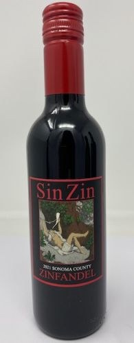 Sin Zin By Alexander Valley Vineyards 2021 Half Bottle Zinfandel