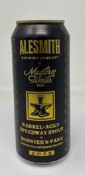 Alesmith Brewing Co. Speedway Monsters Park Stout Alesmith Brewing Co. Speedway Monsters Park Stout