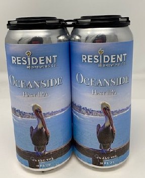 Resident Brewing Co. Oceanside Hazy IPA Resident Brewing Co. Oceanside Hazy IPA