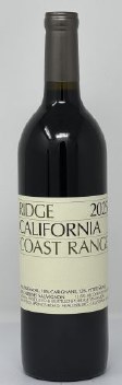 Ridge Vineyards 2025 Coast Range Zinfandel Blend