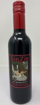 Sin Zin By Alexander Valley Vineyards 2021 Half Bottle Zinfandel Sin Zin By Alexander Valley Vineyards 2021 Half Bottle Zinfandel