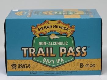 Sierra Nevada Trail Pass Hazy Non Alcoholic Hazy IPA Sierra Nevada Trail Pass Hazy Non Alcoholic Hazy IPA