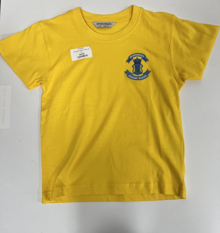 Boringdon Yellow T-Shirt XS