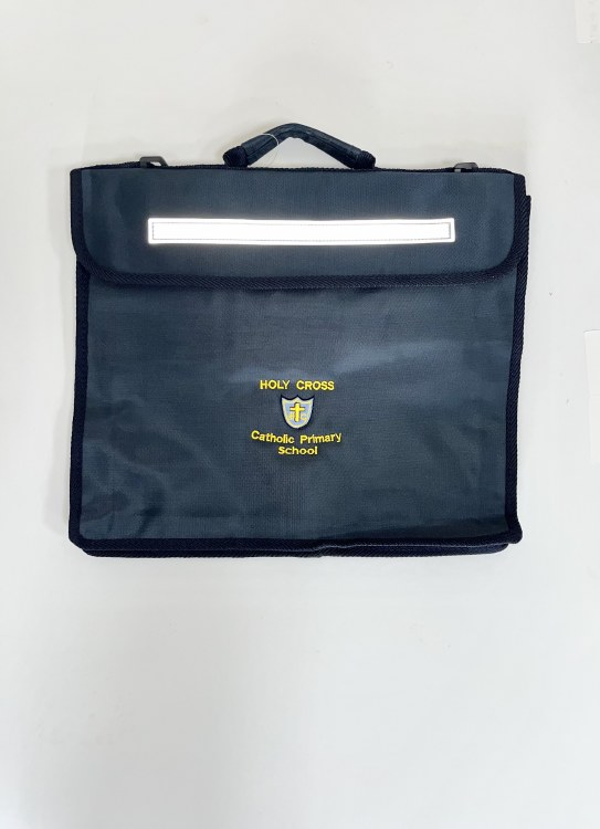 Holy Cross Strap Book Bag