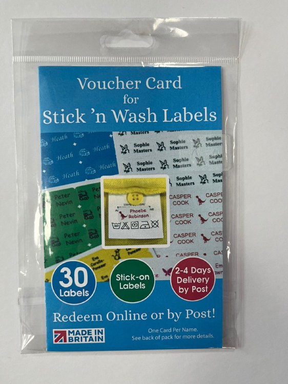 Name Label stick/wash Kit 30