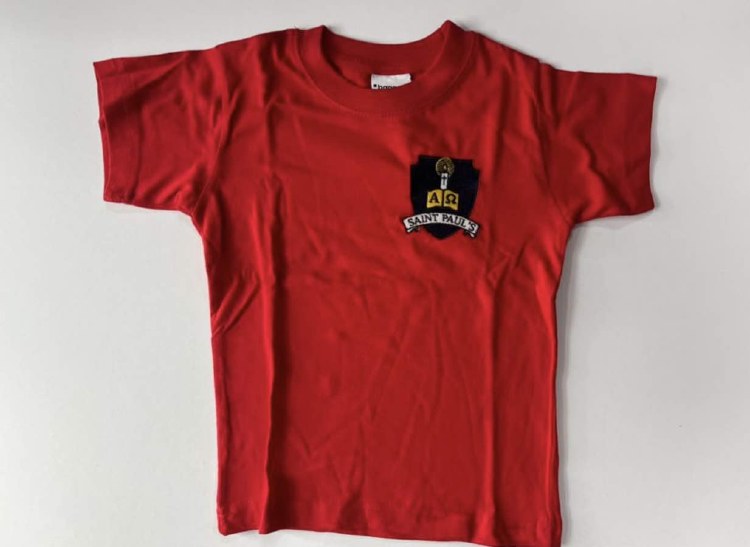 St Pauls T- Shirt Red S