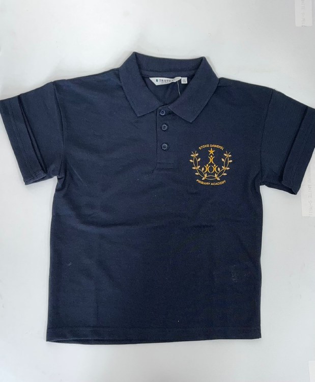 Stoke Damerel navy Polo XS