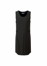 Box Pleat Black Pinafore 3/4