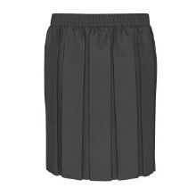 Box Pleat Grey Skirt SKB 5/6