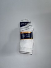 Innov Ankle Socks Wht 12.5-3.5