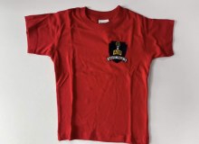 St Pauls T- Shirt Red 3/4