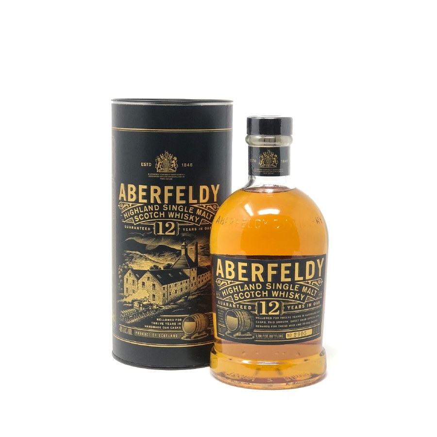 Aberfeldy 12 Year Old Single Malt Scotch Whiskey Highland 750ml Pj Wine Inc