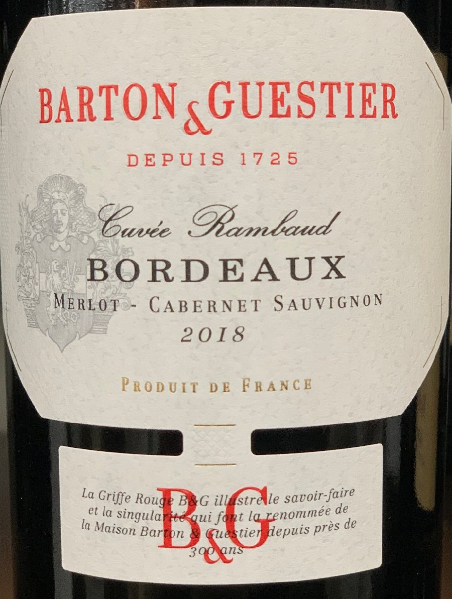 Barton Guestier B G Bordeaux Rouge Passport 19 750ml Pj Wine Inc