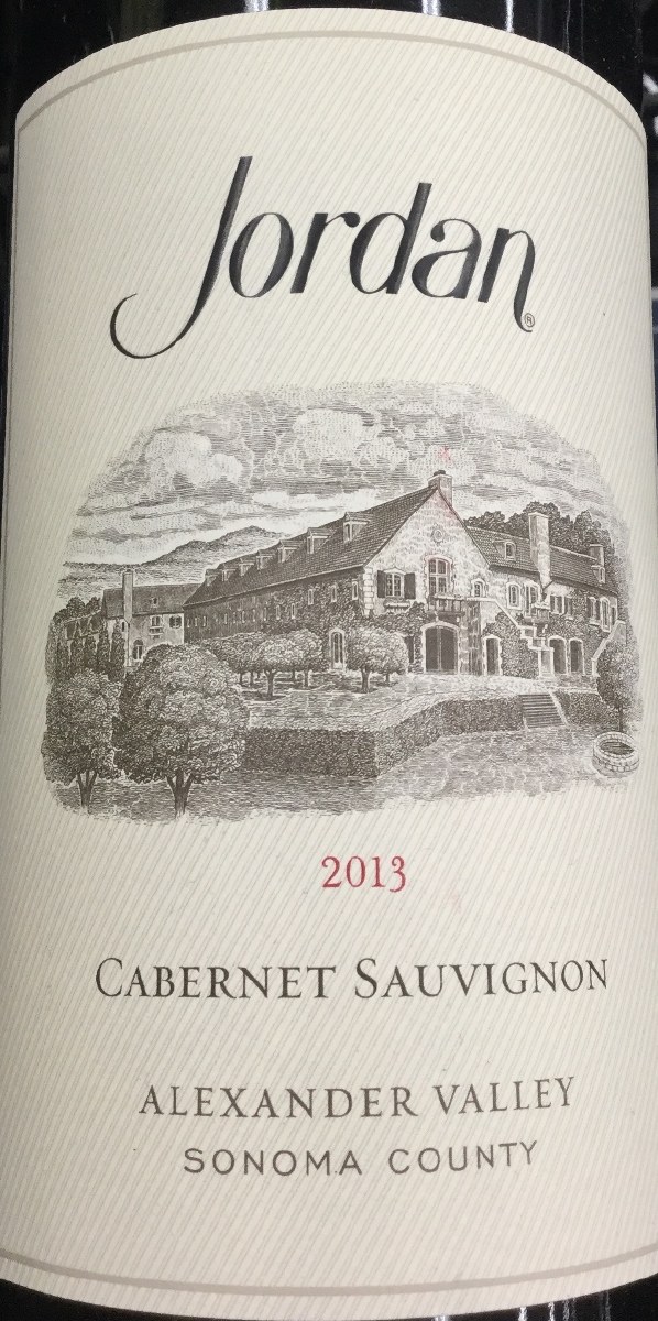 jordan 2016 cabernet sauvignon