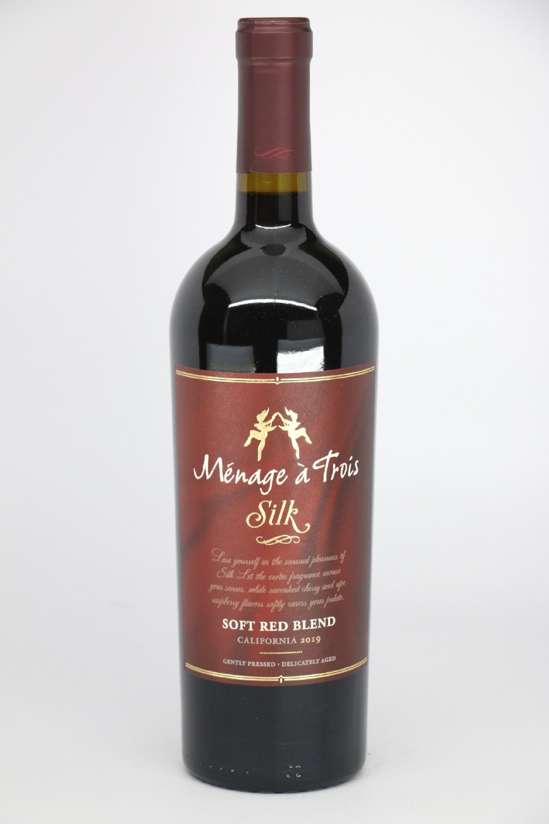 Menage A Trois Silk California Pinot Noir Malbec Petite Sirah 750ml Pj Wine Inc