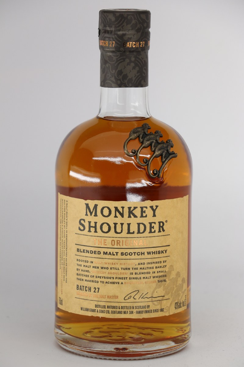 Monkey Shoulder Blended Malt Scotch Whiskey 750l Pj Wine Inc