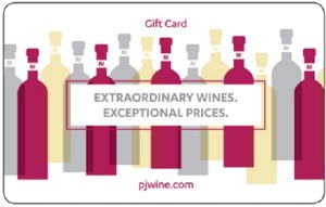 PJ Wine Gift Card - 50 Dollars