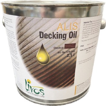 Alis Decking Oil Chestnut 2.5L by Livos