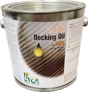 Alis Decking Oil Oak 2.5L by Livos