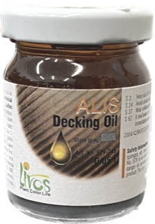 Alis-Decking Oil Slate Grey 0.05L Sample pot