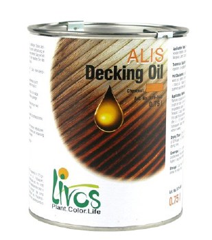 Alis Decking Oil Chestnut 750ml by Livos