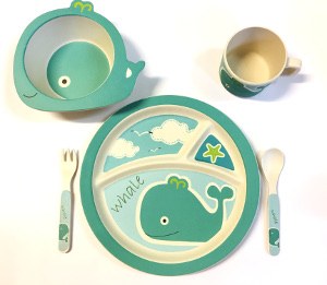 Childs Dinner Set Whale