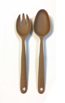 Impact Salad Servers Cocoa