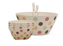 Impact Salad Set 7pieces PolkaDot